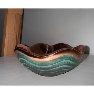 NAMBE Lisa Smith Copper Canyon Small Bowl Salad Veggie Candy Dish 4.5 Decor